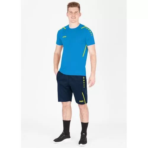 Jako Training Shorts Challenge - seablue/neon yellow