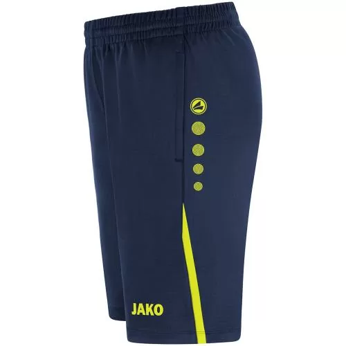 Jako Training Shorts Challenge - seablue/neon yellow