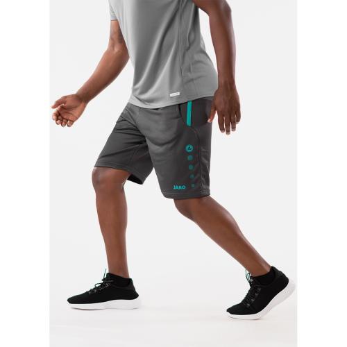 Preview: Jako Kinder Trainingsshort Active - anthrazit/türkis