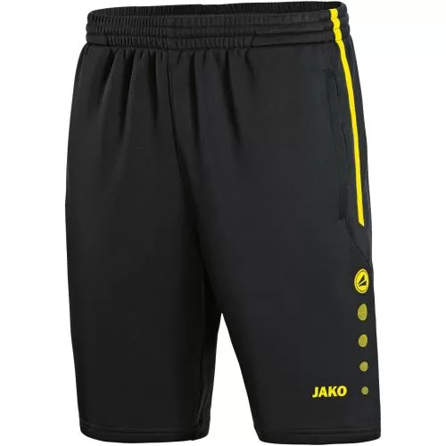 Jako Training Shorts Active - black/neon yellow