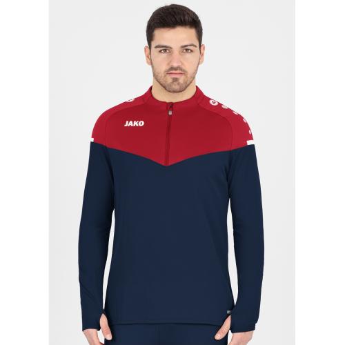 Preview: Jako Zip Top Champ 2.0 - seablue/chili red