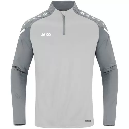 Jako Kinder Ziptop Performance - soft grey/steingrau