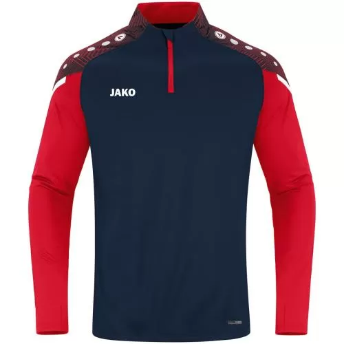 Jako Zip Top Performance - seablue/red