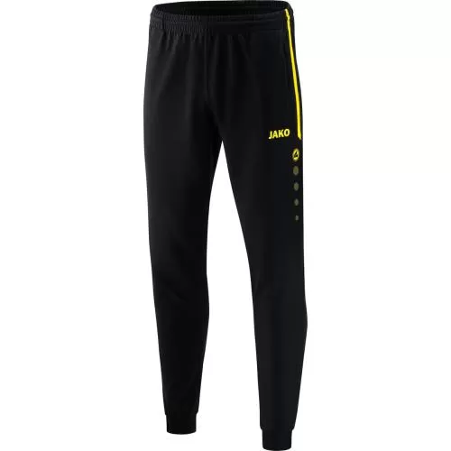 Jako Polyester Trousers Competition 2.0 - black/neon yellow