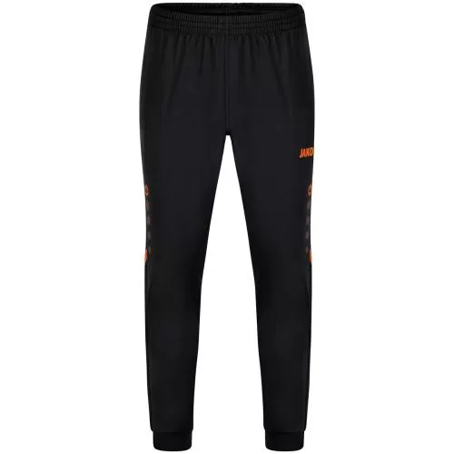 Jako Polyester Trousers Challenge - black/neon orange