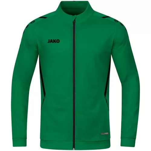 Jako Polyester Jacket Challenge - sport green/black