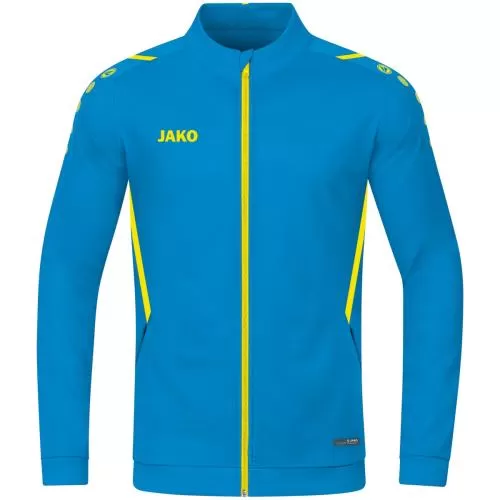 Jako Children Polyester Jacket Challenge - JAKO blue/neon yellow