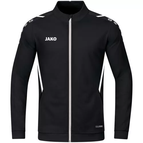 Jako Kinder Polyesterjacke Challenge - schwarz/weiß