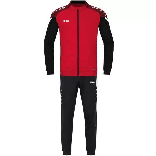 Jako Kinder Trainingsanzug Polyester Performance - rot/schwarz