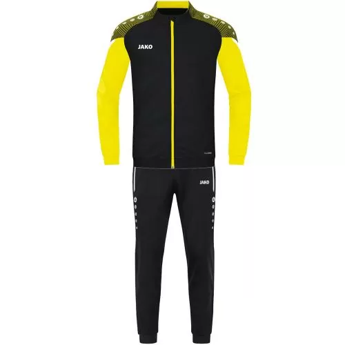 Jako Trainingsanzug Polyester Performance - schwarz/soft yellow