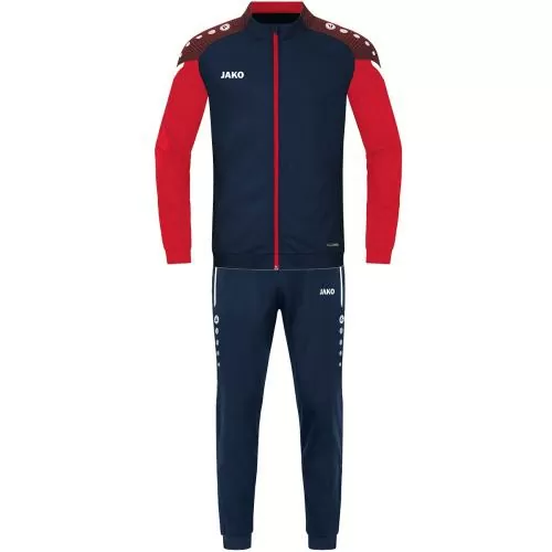Jako Tracksuit Polyester Performance - seablue/red