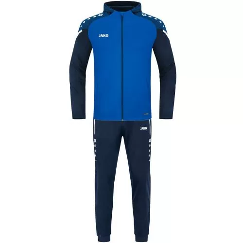 Jako Children Tracksuit Polyester Performance With Hood - royal/seablue