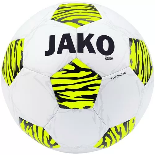 Jako Training ball Wild - white/neon yellow/black