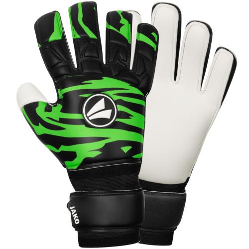 Preview: Jako TW-Handschuh Animal Supersoft NC - schwarz/neongrün