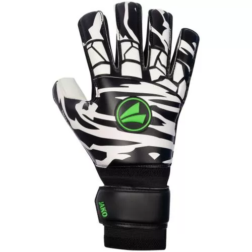 Jako GK glove Animal Basic RC Protection - black/white/neon green