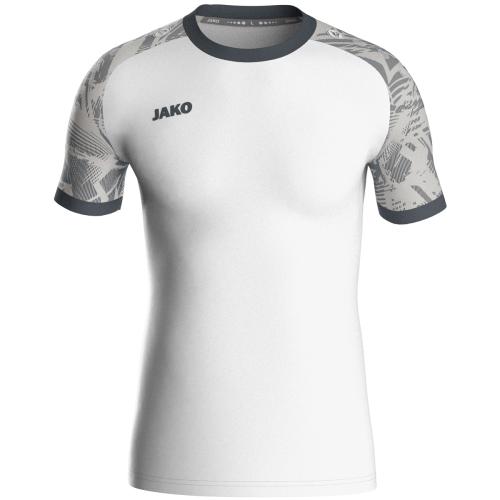 Preview: Jako Jersey Iconic S/S - white/soft grey/anthra light