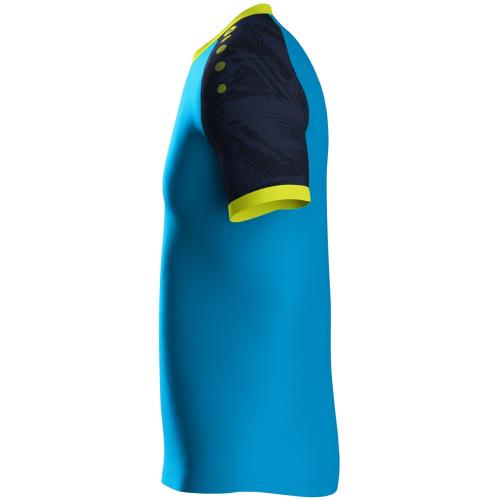 Preview: Jako Children Jersey Iconic S/S - JAKO blue/seablue/neon yellow