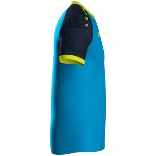 Jako Children Jersey Iconic S/S - JAKO blue/seablue/neon yellow