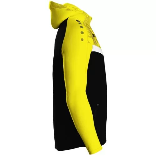 Jako Kapuzenjacke Iconic - schwarz/soft yellow