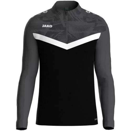 Jako Zip top Iconic - black/anthracite