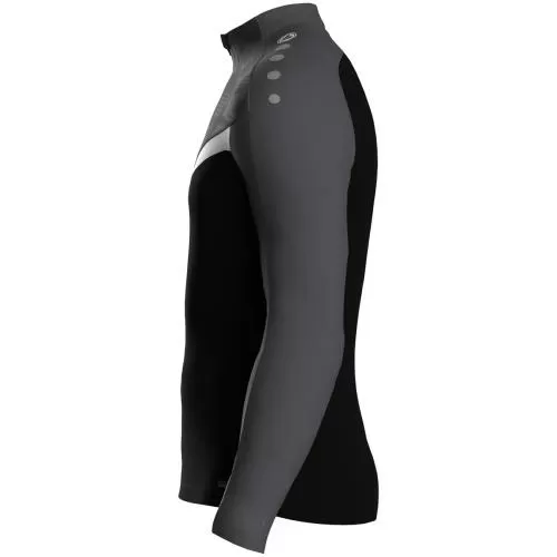 Jako Zip top Iconic - black/anthracite