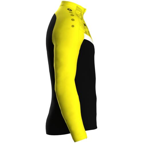 Preview: Jako Kinder Ziptop Iconic - schwarz/soft yellow