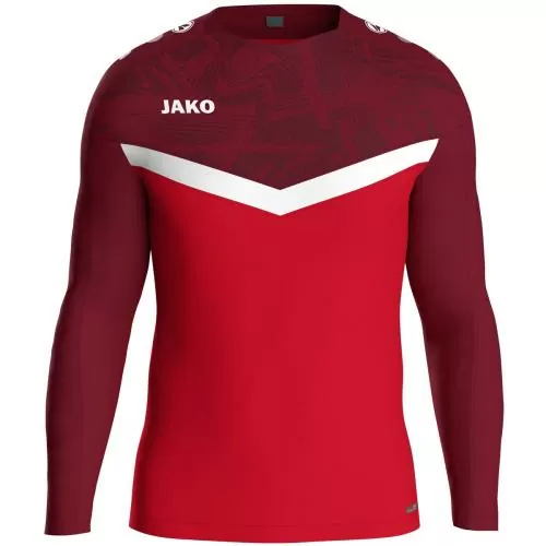 Jako Sweater Iconic - red/wine red