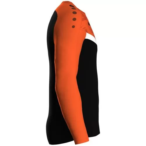 Jako Children Sweater Iconic - black/neon orange
