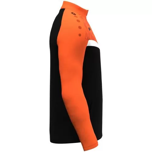 Jako Children Polyester jacket Iconic - black/neon orange