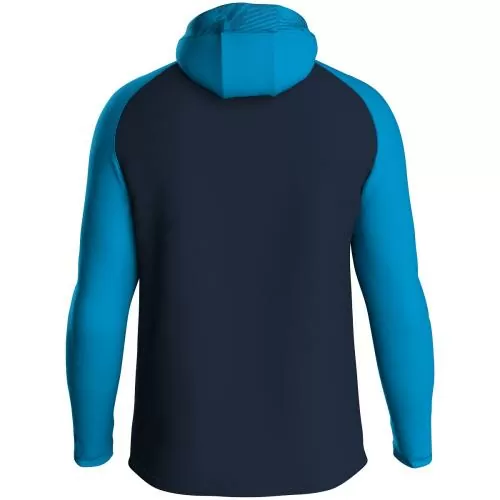 Jako Hooded jacket Iconic - seablue/JAKO blue/neon yellow