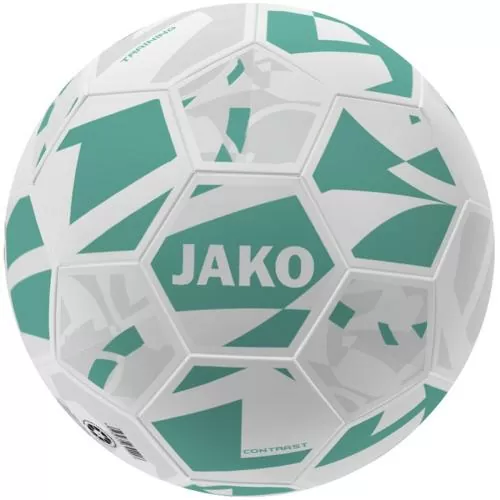 Jako Trainingsball Contrast - weiß/mint