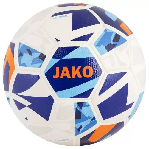 Jako Lightball Iconic - weiß/navy/neonorange, 290g