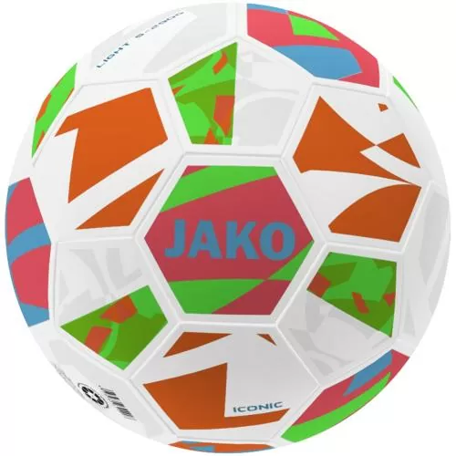 Jako Lightball Iconic - weiß/coral/neongün, 350g