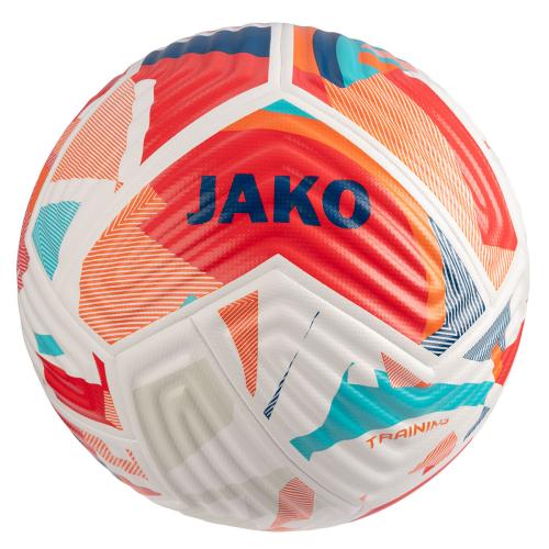 Jako Training ball Flow - white/fluo red/navy