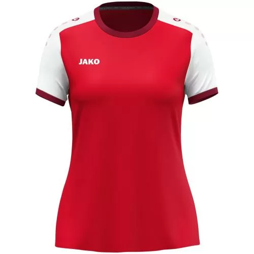 Jako Jersey Dynamic S/S Women - red/white/dark red