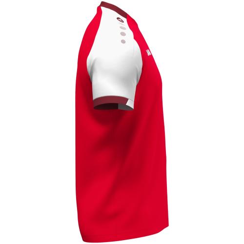 Preview: Jako T-Shirt Dynamic - rot/weiß/dunkelrot