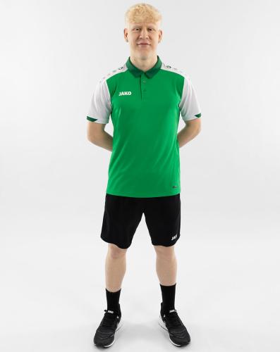 Jako Polo Dynamic - grün/weiß/dunkelgrün