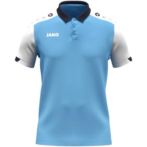 Preview: Jako Polo Dynamic - skyblue/white/seablue