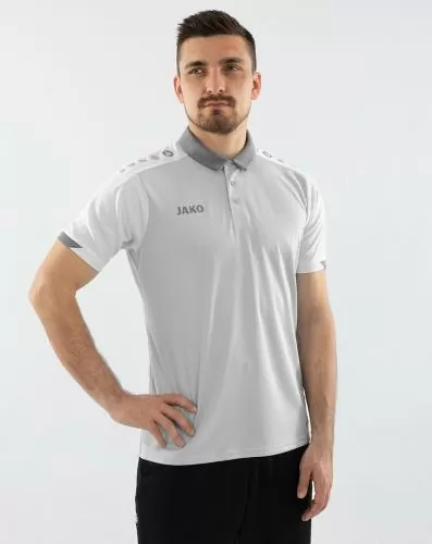 Jako Children Polo Dynamic - lightgrey/white/grey
