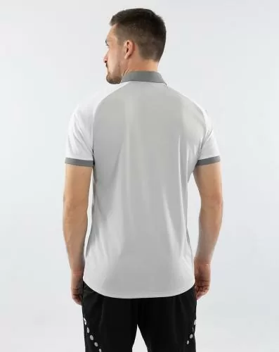 Jako Children Polo Dynamic - lightgrey/white/grey
