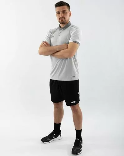 Jako Children Polo Dynamic - lightgrey/white/grey