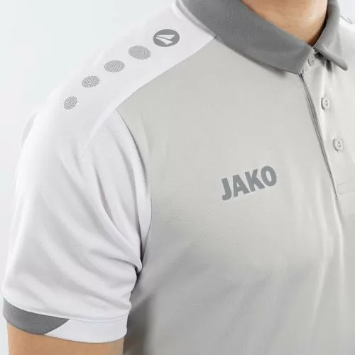 Jako Children Polo Dynamic - lightgrey/white/grey