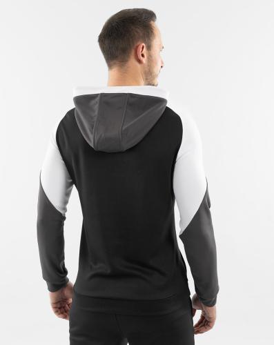 Jako Kinder Zip Hoodie Dynamic - schwarz/weiß/anthrazit