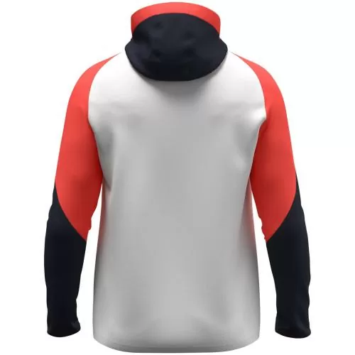 Jako Hooded jacket Dynamic - white/coral/seablue