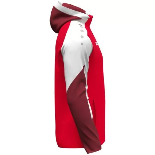 Jako Children Hooded jacket Dynamic - red/white/dark red