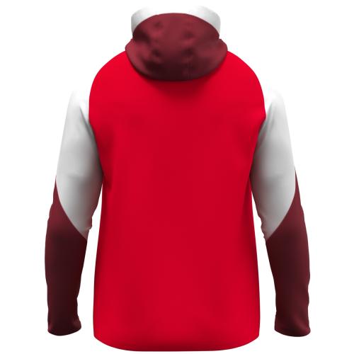 Preview: Jako Hooded jacket Dynamic - red/white/dark red