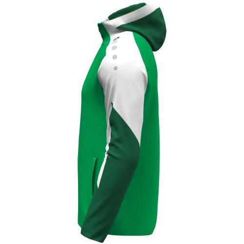 Preview: Jako Children Hooded jacket Dynamic - green/white/dark green