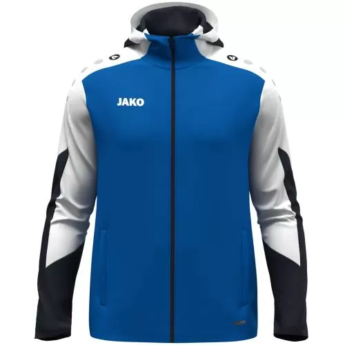 Jako Hooded jacket Dynamic - royal/white/seablue