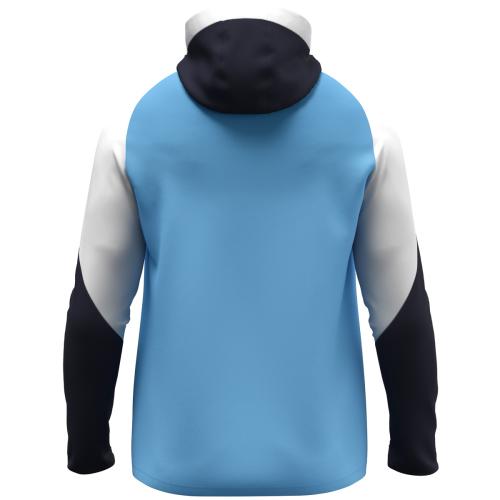 Preview: Jako Hooded jacket Dynamic - skyblue/white/seablue