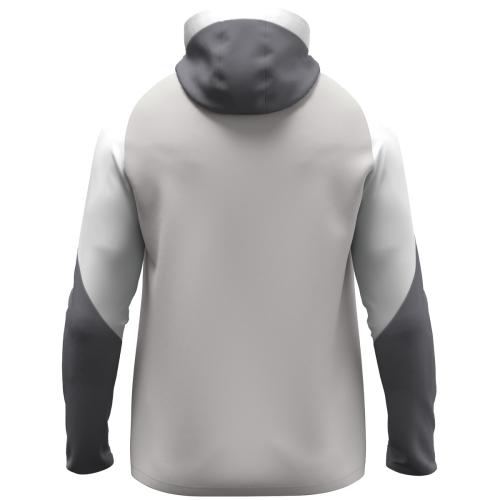 Preview: Jako Children Hooded jacket Dynamic - lightgrey/white/grey